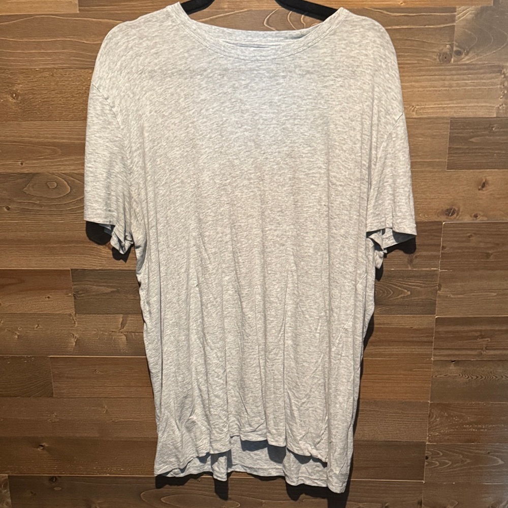 Taylor Stitch Hemp Casual Gray T-Shirt FLAWS